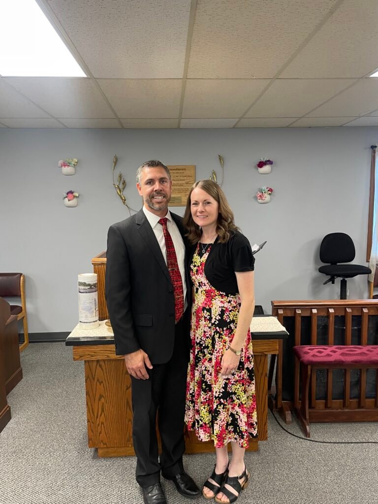 Pastor and Mrs. Burns, at Great Commission Baptist Church